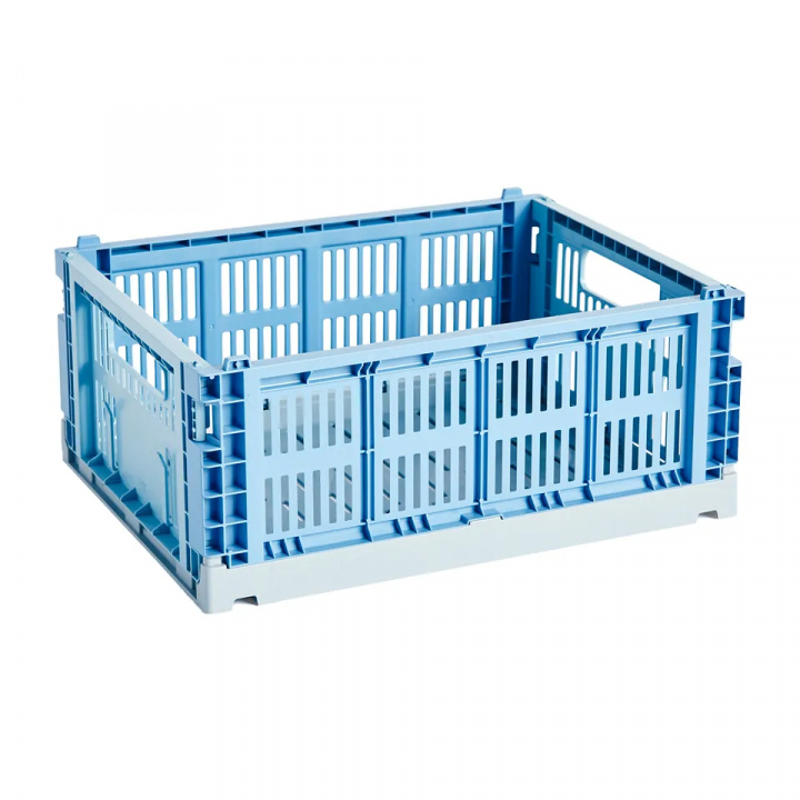 Colour Crate mix förvaringslåda, M - sky blue i gruppen Inredning / Dekoration / Hyllor & Förvaring hos Sommarboden i Höllviken AB (AB664-A602-AB72)