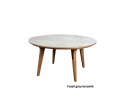 Aspect matbord Ø 144 H74 cm - teak/flera bordsskivor