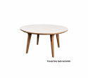 Aspect matbord Ø 144 H74 cm - teak/flera bordsskivor