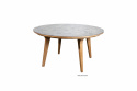 Aspect matbord Ø 144 H74 cm - teak/flera bordsskivor