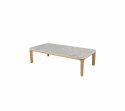 Aspect soffbord 120x60 H31 cm - teak/flera bordsskivor