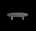 Aspect soffbord Ø 144 H31 cm - teak/flera bordsskivor