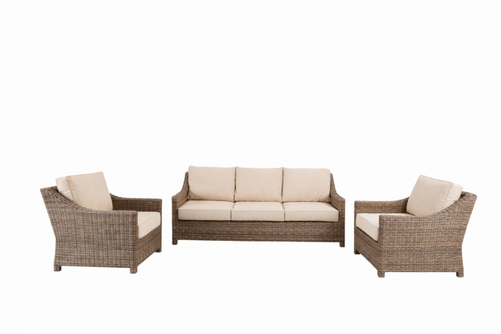 Topaz soffgrup - rustik i gruppen Utemöbler / Loungemöbler / Loungegrupper / Färdiga paket hos Sommarboden i Höllviken AB (B11-220-HD2024-NC24028)