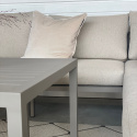 Lenny hörnsoffa exkl. soffbord - khaki/beige