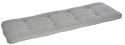 Bänkdyna Canyon 150 cm - titangrå struktur