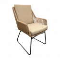 Nilla karmstol - natural/beige