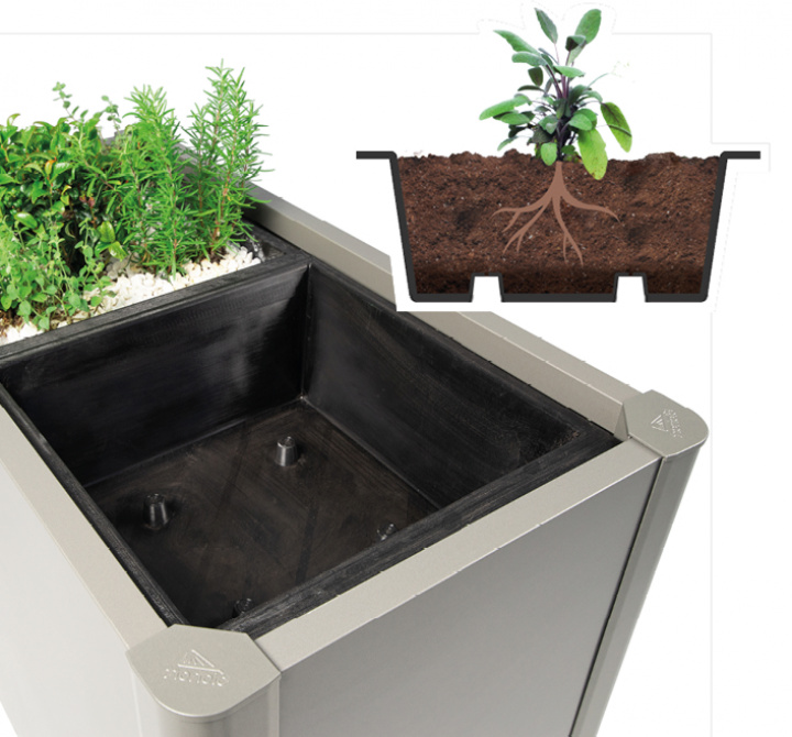 Belvedere Odlingsinsats, 1 styck i gruppen Utemöbler / Tillbehör ute / Utekrukor hos Sommarboden i Höllviken AB (B170951-BH)