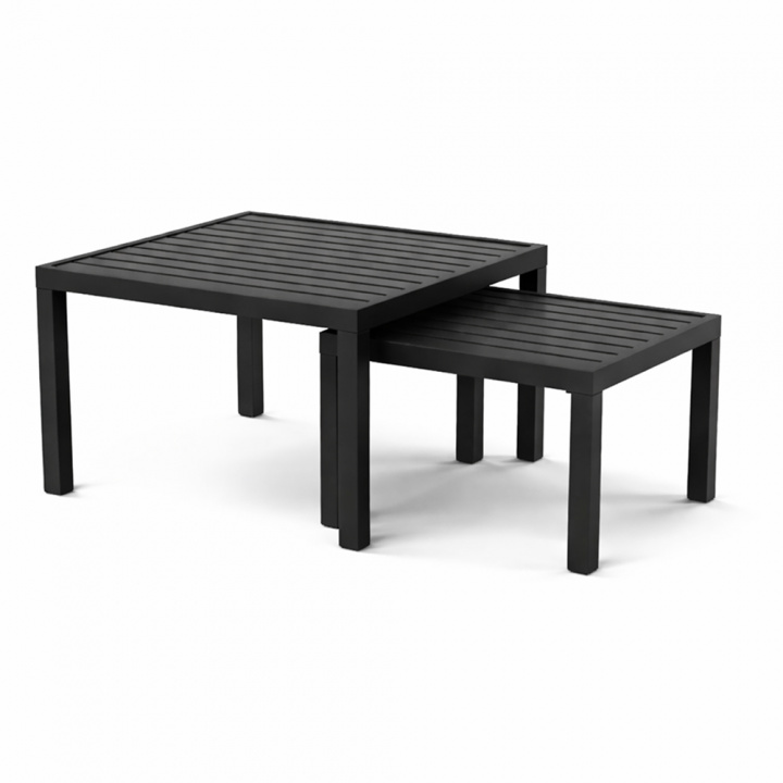 Lenny soffbord, 2-pack - black i gruppen Utemöbler / Bord / Soffbord & Sidobord hos Sommarboden i Höllviken AB (B18-103-8)