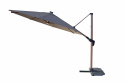 Vitalina LED frihängande parasoll wood-look Ø 3,5 cm - wood-look/sand