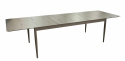 Balboa bord förlängningsbart 240-300x100 H73 cm - taupe