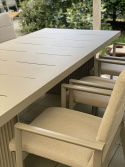 Ove matbord 220x100 H74 cm - taupe 
