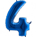 Ballongsiffror blå 0 till 9 inkl. helium-4