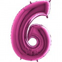 Ballongsiffror rosa 0 till 9 inkl. helium-6