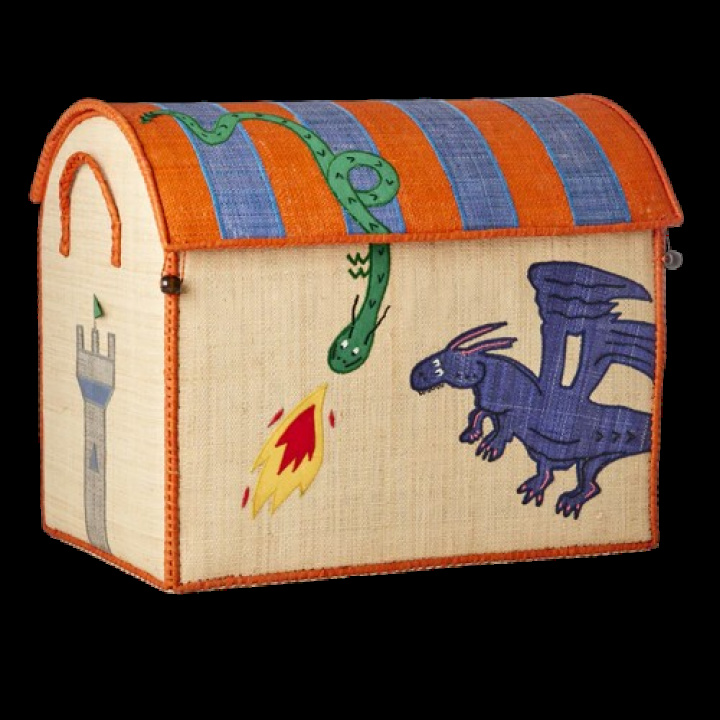 Dragon förvaringskorg, large i gruppen Leksaker / Barnrummet / Förvaringskorgar hos Sommarboden i Höllviken AB (BSHOU-LDRA)