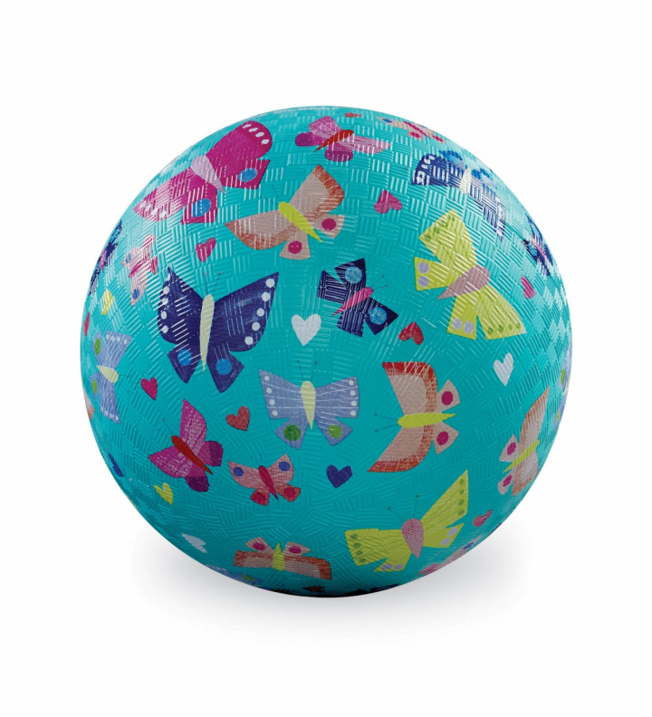 Playground boll Ø 13 cm - butterfly rainbow i gruppen Leksaker / Leksaker / 3-6 år hos Sommarboden i Höllviken AB (CC-21292)