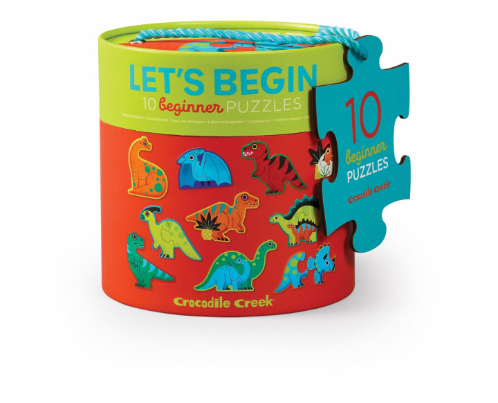 Let\'s Begin Dinosarie pussel, 2 bitar i gruppen Inredning / Barnrummet / Leksaker / Pussel & Pyssel hos Sommarboden i Höllviken AB (CC-29522)
