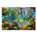 Jungle Paradise holografiskt pussel, 100 bitar