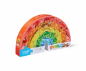 Rainbow Animals pussel, 100 bitar