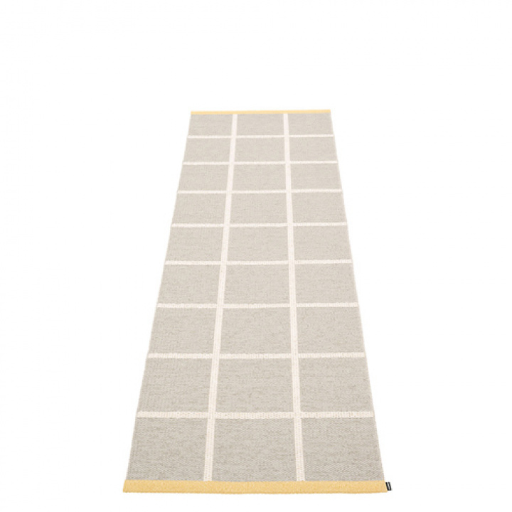 Criss matta - linen/vanilla/pale yellow edge i gruppen Inredning / Textilier / Mattor hos Sommarboden i Höllviken AB (Criss-linen)