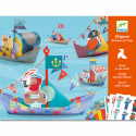 Floating boats origami-set