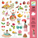 Prinsess Tea party stickers