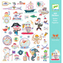 Pirate attack! stickers