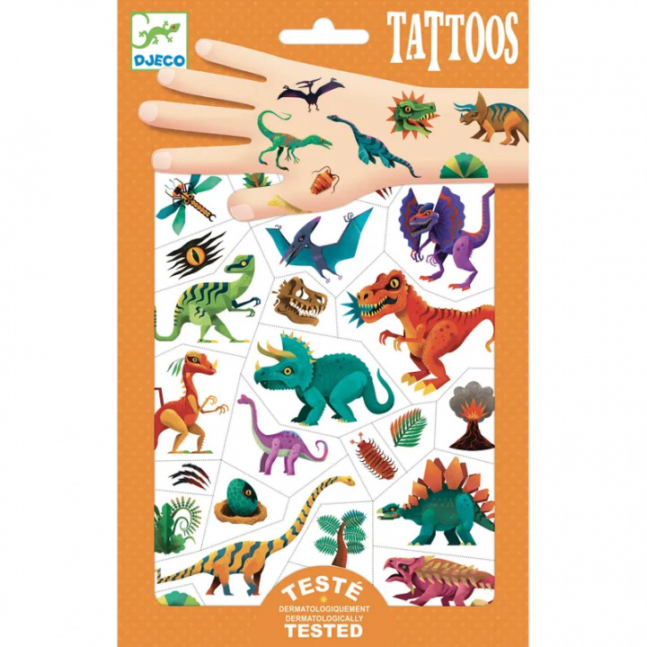 Dino club tatueringar i gruppen Leksaker / Leksaker / 3-6 år hos Sommarboden i Höllviken AB (DJ09598)