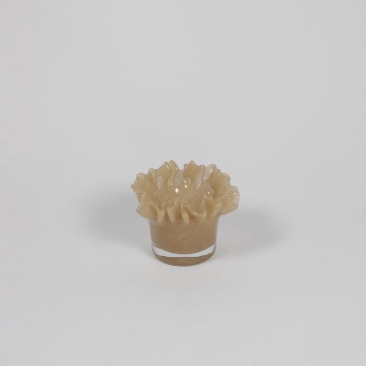 Loa ljuskopp H14 cm - beige i gruppen Inredning / Dekoration / Ljusstakar & Ljuslyktor hos Sommarboden i Höllviken AB (DS010330-OJ)