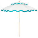 Emma wavy parasoll Ø 2,2 m - ocean blue