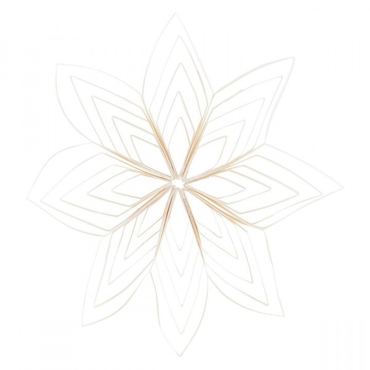 Ouilling dekoration - vit i gruppen Jul / Allt till julgranen hos Sommarboden i Höllviken AB (Ec0420-HD)