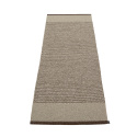 Edit matta - dark brown/dark linen/linen metallic