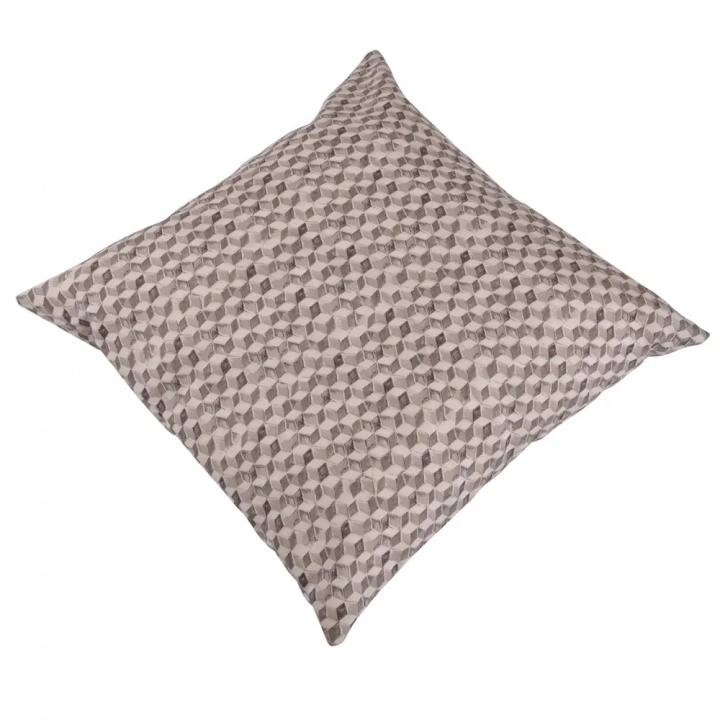 Prydnadskudde, allväders 50 x 50 cm - Diagonal beige i gruppen Utemöbler / Tillbehör ute / Utekuddar & Plädar hos Sommarboden i Höllviken AB (F5050-712)