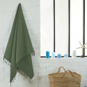 Fouta Unie badhandduk - olive