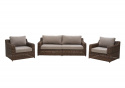 Glendon soffgrupp - dark brown/soft moose dyna