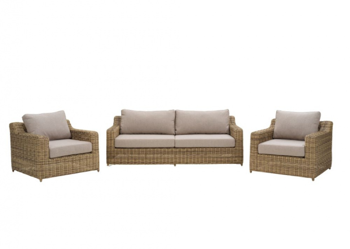 Glendon soffgrupp - rustik/beige dyna i gruppen Utemöbler / Loungemöbler / Loungegrupper / Bygg själv hos Sommarboden i Höllviken AB (Glendon-soff-SET)