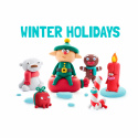 Hey Clay Winter Holiday lera, 15-pack