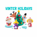 Hey Clay Winter Holiday lera, 15-pack