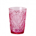 Swirly Embossed dricksglas - pink