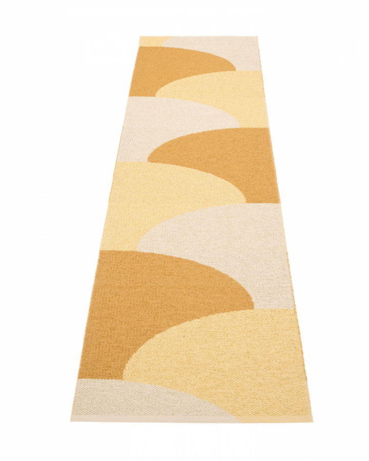 Hill matta -ochre/pale yellow/cream i gruppen Inredning / Textilier / Mattor hos Sommarboden i Höllviken AB (Hill-ochre)