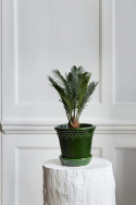 Köpenhamn kruka glaserad, Ø 16 H14 cm - emerald green