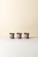 Köpenhamn kruka raw Ø 10 H9 cm, 3-pack- grey