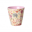 Fun Fair melamin mugg, liten - pink