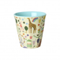 Fun Fair melamin mugg, liten - mint