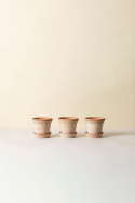 Köpenhamn kruka raw Ø 10 H9 cm, 3-pack- rose
