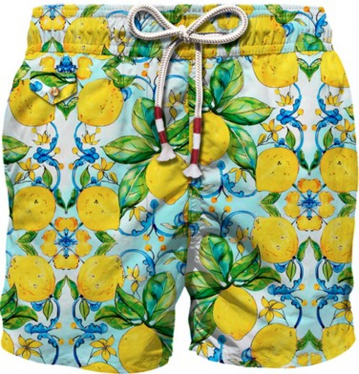 Lighting badshorts - maj lemon i gruppen Badkläder / Badshorts hos Sommarboden i Höllviken AB (LIG0013-01834H)