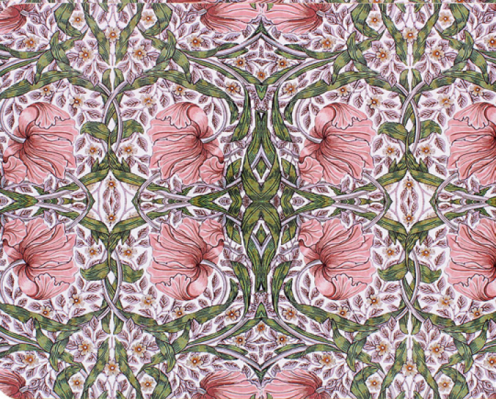 Pimpernel Pink underlägg m kork i gruppen Inredning / Kök & Dukning / Servering & Servetter hos Sommarboden i Höllviken AB (LP95683)