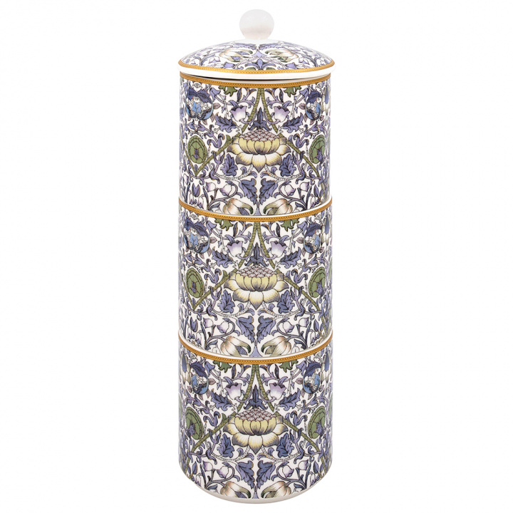 Lodden 3 burkar m lock, staplade i gruppen Inredning / Kök & Dukning / Koppar, Muggar & Glas hos Sommarboden i Höllviken AB (LP96357)