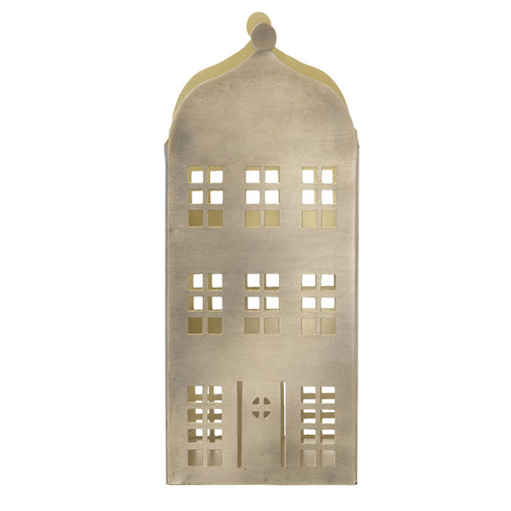 Manor ljuslykta, H22 cm - golden i gruppen Inredning / Dekoration hos Sommarboden i Höllviken AB (MECA22MA003)