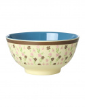 Hacienda Flower melamin skål - cream