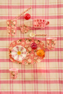 Allison Flower melamin mugg - coral